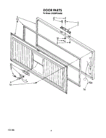 02 - Section parts for Whirlpool Freezer EH220FXAN00 from AppliancePartsPros.com