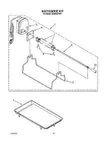 10 - Rotisserie, Griddle parts for Whirlpool Cooktop SC8900EXW0 from AppliancePartsPros.com