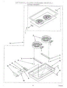 07 - Optional Glass Ceramic Module parts for Whirlpool Range RS373PXWT1 from AppliancePartsPros.com
