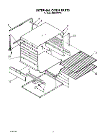 03 - Internal Oven parts for Whirlpool Range SS333PETN2 from AppliancePartsPros.com