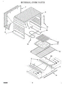 02 - Internal parts for Whirlpool Range RF3010XVN2 from AppliancePartsPros.com