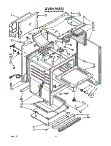 06 - Oven parts for Whirlpool Range SF385PEWN3 from AppliancePartsPros.com