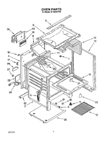 05 - Oven parts for Whirlpool Range SF3000EYN0 from AppliancePartsPros.com