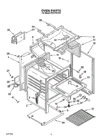 06 - Oven parts for Whirlpool Range SF337PEYN0 from AppliancePartsPros.com