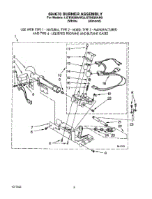 04 - Section parts for Whirlpool Dryer LGT6638AW0 from AppliancePartsPros.com
