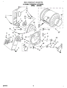 03 - Section parts for Whirlpool Dryer LER7646AN2 from AppliancePartsPros.com