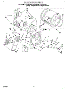 03 - Section parts for Whirlpool Dryer LER7646DQ0 from AppliancePartsPros.com