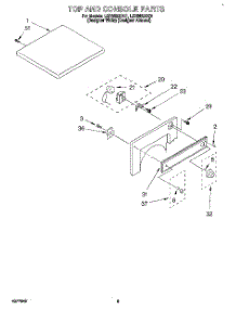 03 - Section parts for Whirlpool Dryer LER3622DQ1 from AppliancePartsPros.com