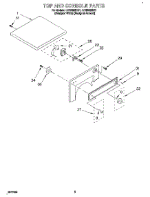 03 - Section parts for Whirlpool Dryer LDR3822DQ1 from AppliancePartsPros.com