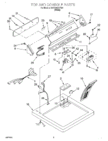 02 - Section parts for Whirlpool Dryer GCE2900XSW4 from AppliancePartsPros.com
