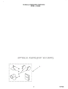 02 - Optional parts for Whirlpool Dryer 3CSP2761BW0 from AppliancePartsPros.com