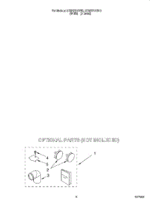 05 - Optional parts for Whirlpool Dryer 3CSP2761BW0 from AppliancePartsPros.com