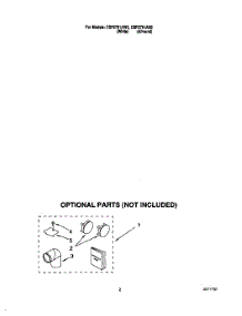 02 - Optional parts for Whirlpool Dryer CSP2761AN2 from AppliancePartsPros.com