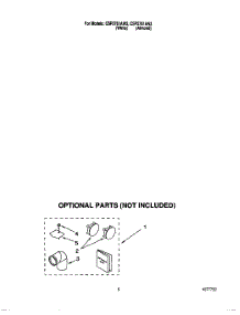 05 - Optional parts for Whirlpool Dryer CSP2761AW2 from AppliancePartsPros.com
