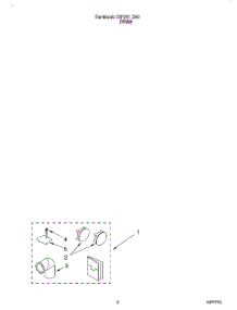 02 - Optional parts for Whirlpool Dryer CSP2761EW0 from AppliancePartsPros.com