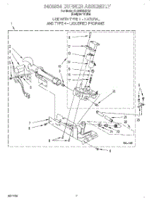 04 - 3406934 Burner parts for Whirlpool Dryer 8LGR5636FQ0 from AppliancePartsPros.com