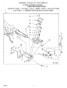 04 - 3402851 Burner Assembly parts for Whirlpool Dryer GGC9858EQ1 from AppliancePartsPros.com