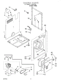 02 - Section parts for Whirlpool Dryer LER3622HQ0 from AppliancePartsPros.com