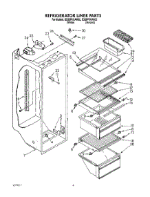 02 - Refrigerator Liner parts for Whirlpool Refrigerator ED20PKXAW02 from AppliancePartsPros.com