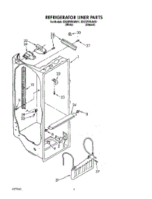 02 - Refrigerator Liner parts for Whirlpool Refrigerator ED25PWXAW01 from AppliancePartsPros.com