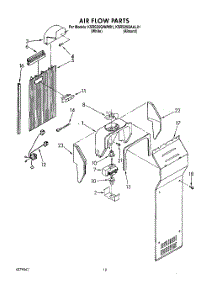 11 - Airflow parts for Kitchenaid Refrigerator KSRS25QAAL01 from AppliancePartsPros.com