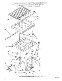 03 - Compartment Separator parts for Whirlpool Refrigerator ET25DMXAW00 from AppliancePartsPros.com