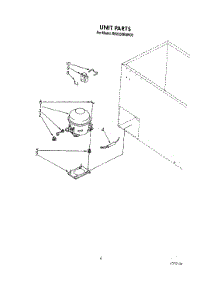 03 - Section parts for Roper Freezer RH2200RAW00 from AppliancePartsPros.com