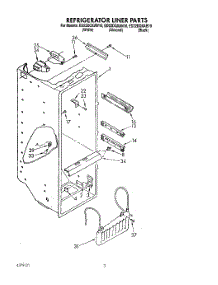 02 - Refrigerator Liner parts for Whirlpool Refrigerator ED22DQXAB10 from AppliancePartsPros.com