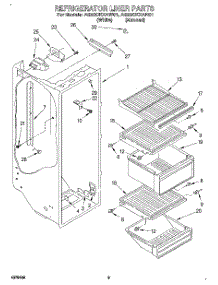02 - Refrigerator Liner parts for Whirlpool Refrigerator AS20CKXAW01 from AppliancePartsPros.com