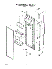 06 - Refrigerator Door parts for Kitchenaid Refrigerator KSRS25QAAL02 from AppliancePartsPros.com