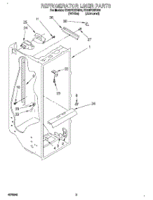 02 - Refrigerator Liner parts for Whirlpool Refrigerator ED22PKXBN00 from AppliancePartsPros.com