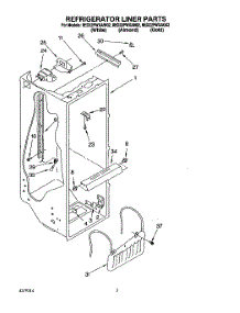 02 - Refrigerator Liner parts for Whirlpool Refrigerator 8ED22PWXAN02 from AppliancePartsPros.com