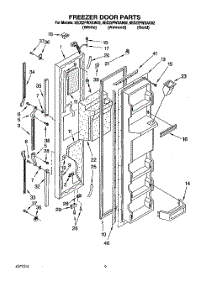 07 - Freezer Doro parts for Whirlpool Refrigerator 8ED22PWXAW02 from AppliancePartsPros.com