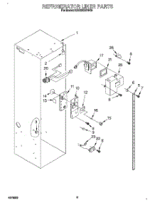 04 - Refrigerator Liner parts for Kitchenaid Refrigerator KSSS36DBW00 from AppliancePartsPros.com
