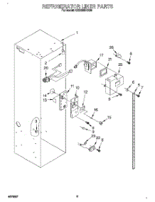 04 - Refrigerator Liner parts for Kitchenaid Refrigerator KSSS36DBX00 from AppliancePartsPros.com