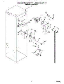 04 - Refrigerator Liner parts for Kitchenaid Refrigerator KSSS42MBX01 from AppliancePartsPros.com