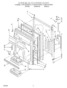 06 - Refrigerator Door parts for Whirlpool Refrigerator ET20HDXBW00 from AppliancePartsPros.com