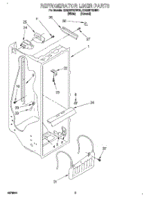 02 - Refrigerator Liner parts for Whirlpool Refrigerator ED22HPXBW01 from AppliancePartsPros.com