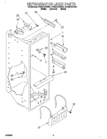 02 - Refrigerator Liner parts for Whirlpool Refrigerator ED25DQXBB01 from AppliancePartsPros.com