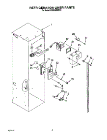 04 - Refrigerator Liner parts for Kitchenaid Refrigerator KSSS36DBX01 from AppliancePartsPros.com