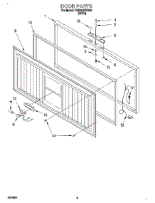 02 - Section parts for Roper Freezer RH2299RBW00 from AppliancePartsPros.com