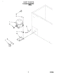 03 - Section parts for Roper Freezer RH0588RBW00 from AppliancePartsPros.com
