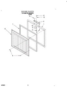 02 - Section parts for Roper Freezer RH0799RBW00 from AppliancePartsPros.com