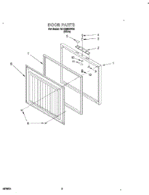02 - Section parts for Roper Freezer RH1099RBW00 from AppliancePartsPros.com