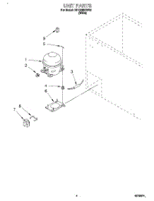03 - Section parts for Roper Freezer RH1099RBW00 from AppliancePartsPros.com