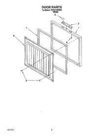 02 - Section parts for Whirlpool Freezer TCF1510DW00 from AppliancePartsPros.com
