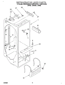 02 - Refrigerator Liner parts for Whirlpool Refrigerator ED25DQXDW01 from AppliancePartsPros.com