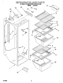 02 - Refrigerator Liner parts for Whirlpool Refrigerator 4ED20ZKXDN00 from AppliancePartsPros.com