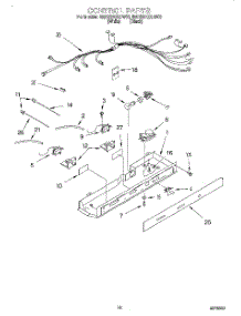 11 - Control parts for Whirlpool Refrigerator 6ED25DQXDW00 from AppliancePartsPros.com