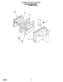 03 - Section parts for Whirlpool Range RS310PXBH0 from AppliancePartsPros.com